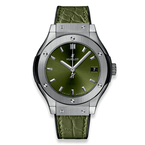 CLASSIC FUSION GREEN TITANIUM 38MM