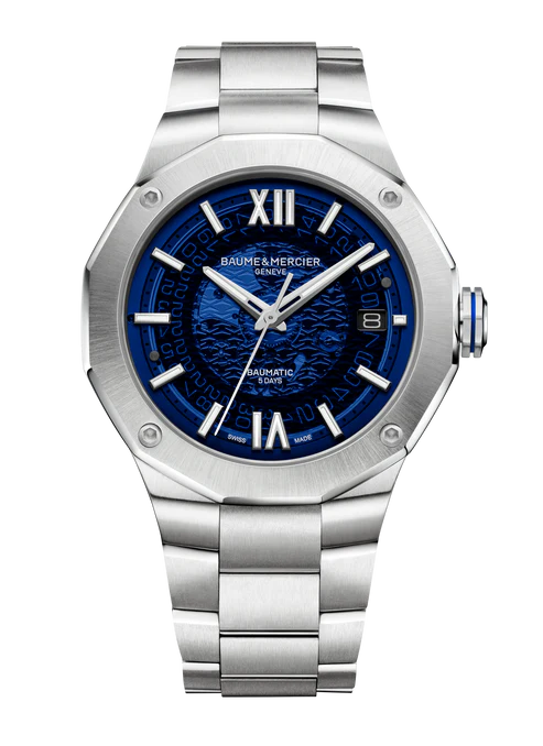 Riviera Baumatic Transparent Smoky Blue Automatic