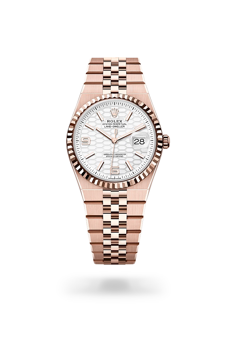 Rolex Land-Dweller 36 in 18 ct Everose gold, M127235-0001 - Yes and Right Group