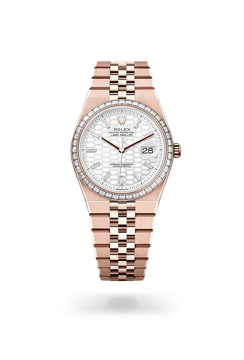 Rolex Land-Dweller 36 in 18 ct Everose gold, M127285TBR-0002 - Yes and Right Group
