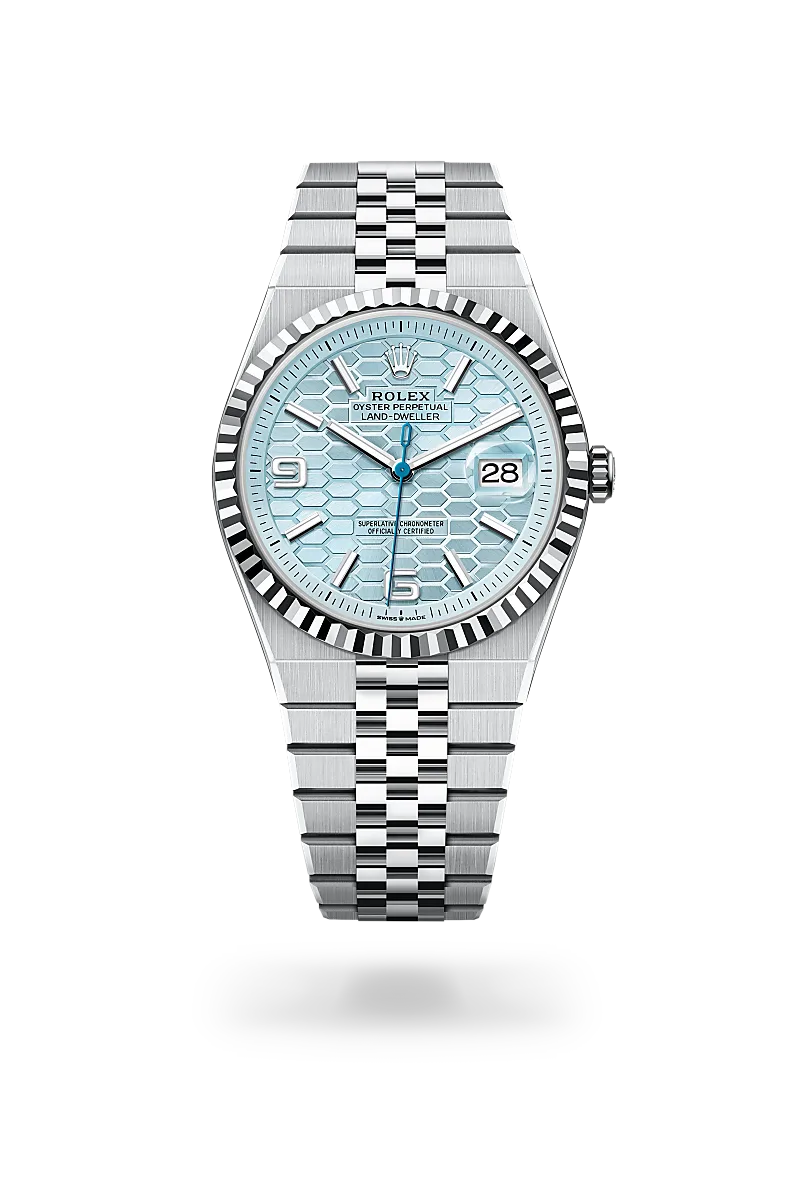 Rolex Land-Dweller 40 in Platinum, M127336-0001 - Yes and Right Group