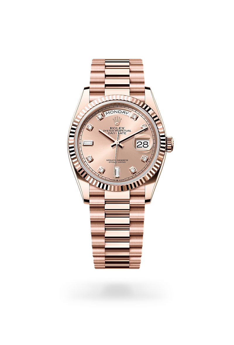 Rolex Day-Date 36 Pink Gold, M128235-0009
