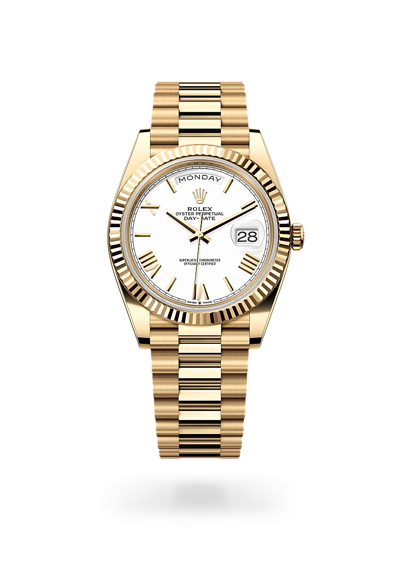 Rolex Day-Date 40 in 18 ct yellow gold, M228238-0042 - Yes and Right Group