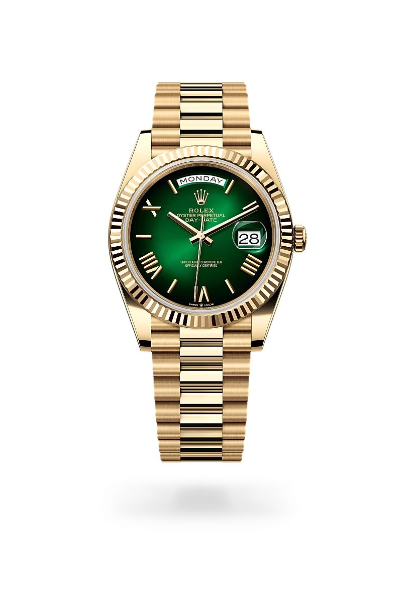 Rolex Day-Date 40 in 18 ct yellow gold, M228238-0069 - Yes and Right Group