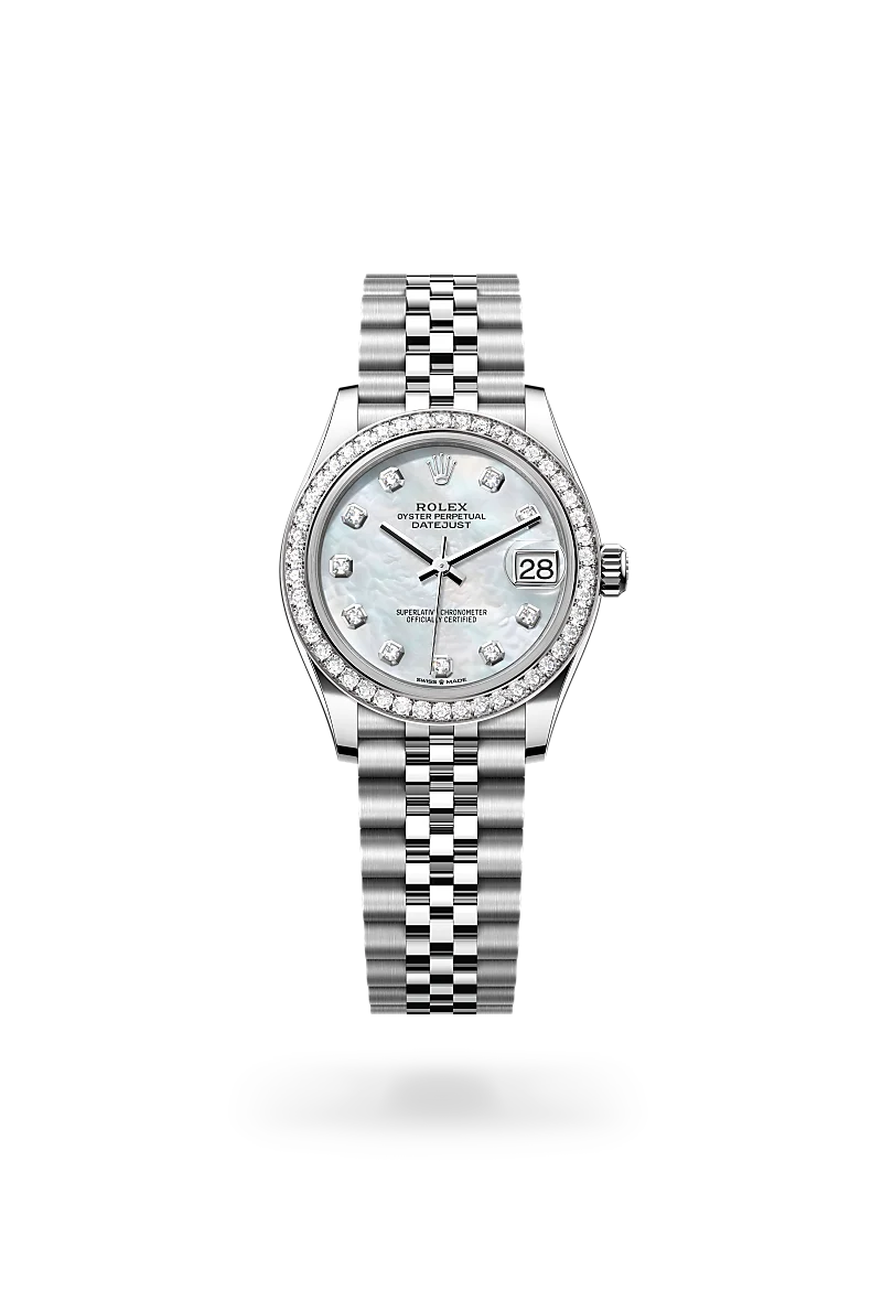 Rolex Datejust 31 in White Rolesor - combination of Oystersteel and white gold, M278384RBR-0008 - Yes and Right Group