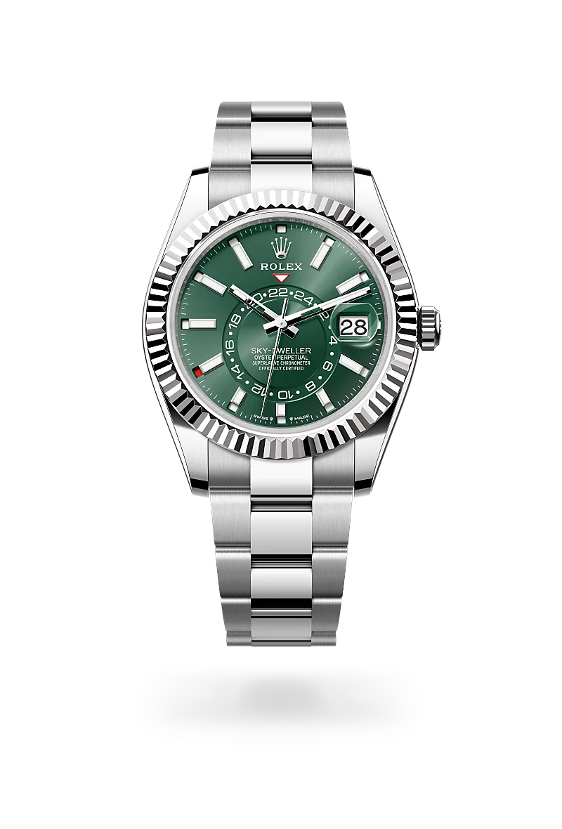 Rolex Sky-Dweller in White Rolesor - combination of Oystersteel and white gold, M336934-0001 - Yes and Right Group